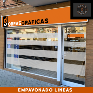 EMPAVONADO CON LINEAS